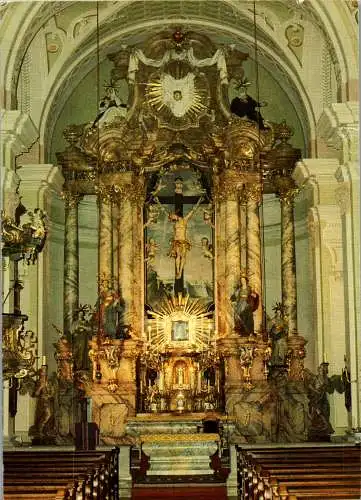 59091 - Kirchen - Pottenbrunn , Wallfahrtskirche Jeutendorf - gelaufen 1984