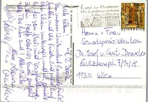 59096 - Oberösterreich - Hinterstoder , Polsterlucke - gelaufen 2002