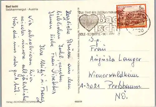 59101 - Oberösterreich - Bad Ischl , Mehrbildkarte - gelaufen