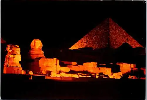 59102 - Ägypten - Giza , Pyramids of Giza - gelaufen 1984