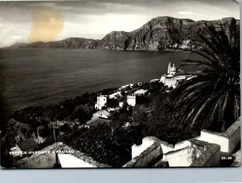 59104 - Italien - Praiano , Vettica Maggiore , Panorama - gelaufen