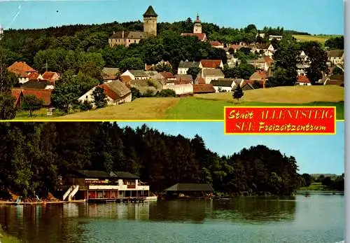 59111 - Niederösterreich - Allentsteig , See Freizeitzentrum , Waldviertel - gelaufen 1989