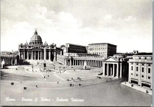 59139 - Italien - Rom , Piazza S. Pietro , Palazzi Vaticani - nicht gelaufen