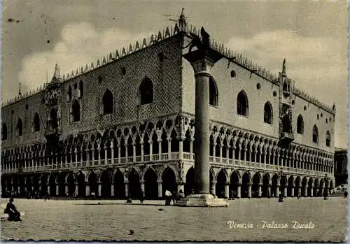 59141 - Italien - Venedig , Palazzo Ducale - gelaufen 1957