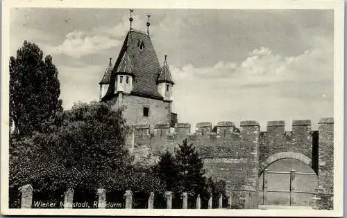 59147 - Niederösterreich - Wiener Neustadt , Reckturm - gelaufen 1950