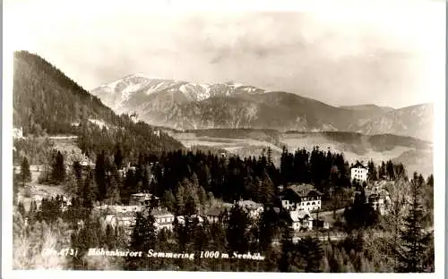 59156 - Niederösterreich - Semmering , Panorama - gelaufen