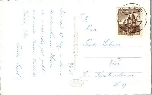 59159 - Niederösterreich - Hainfeld , Ramsau bei Hainfeld , Urlaubsheim Annental - gelaufen 1959