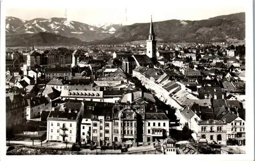 59163 - Kärnten - Villach , Panorama - gelaufen 1956