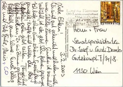 59176 - Oberösterreich - Hinterstoder , Schiederweiher , Spitzmauer u. Gr. Priel - gelaufen 2003
