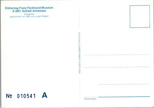 59189 - Künstlerkarte - Josef Rebell , Schloss Artstetten - nicht gelaufen