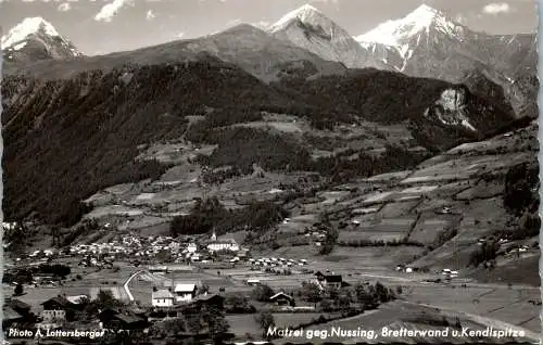 59202 - Tirol - Matrei , gegen Nussing , Bretterwand u. Kendlspitze - gelaufen 1961