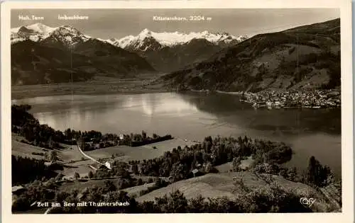 59205 - Salzburg - Zell am See , mit Thumersbach , Imbachhorn , Kitzsteinhorn - gelaufen