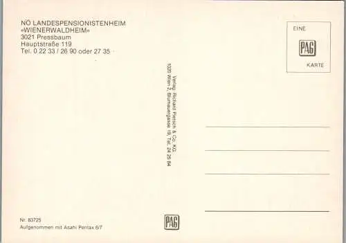 59223 - Niederösterreich - Pressbaum , Wienerwaldheim - gelaufen