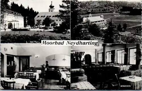 59232 - Oberösterreich - Wimsbad Neydharting , Moorbad , Speisesaal , Taverne , Mehrbildkarte - gelaufen 1960