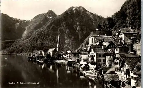 59245 - Oberösterreich - Hallstatt , Salzkammergut - gelaufen 1953