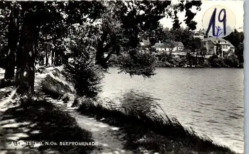 59259 - Niederösterreich - Allentsteig , Seepromenade - gelaufen 1980