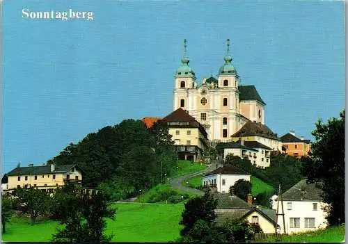 59262 - Niederösterreich - Sonntagberg , Wallfahrtskirche - gelaufen 1991