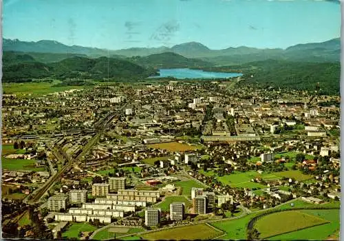 59264 - Kärnten - Klagenfurt , Blick gegen Westen , Wörthersee - gelaufen