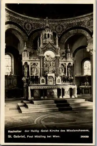 59271 - Kirchen - St. Gabriel , Kirche des Missionshauses , Hochaltar - nicht gelaufen 1930