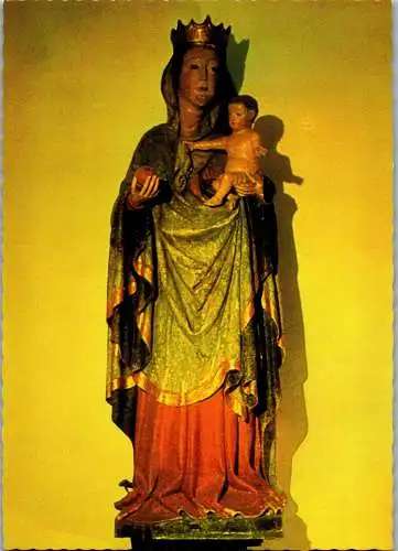 59286 - Kirchen - Maria Laach am Jauerling , Wallfahrtskirche , Madonna mit dem Apfel - nicht gelaufen