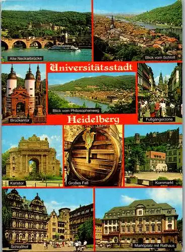 59294 - Deutschland - Heidelberg , Mehrbildkarte - gelaufen 1987