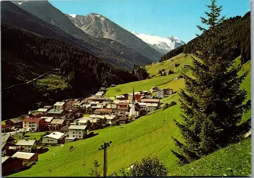 59304 - Tirol - Lanersbach , Blick gegen Olperer du Tuxerkees , Zillertal - gelaufen 1989