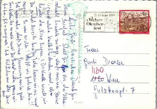 59312 - Steiermark - Bad Aussee , Sommersbergsee , Sommersberg See - gelaufen 1989