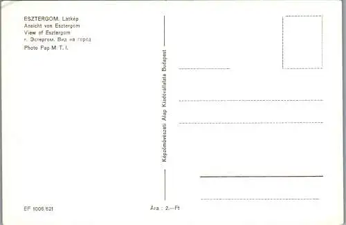 59317 - Ungarn - Esztergom , Latkep , Ansicht - nicht gelaufen