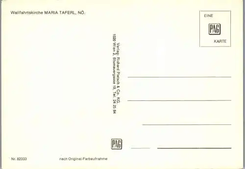 59335 - Niederösterreich - Maria Taferl , Wallfahrtskirche - nicht gelaufen