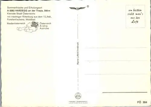59347 - Niederösterreich - Hardegg an der Thaya , Ansicht , View - nicht gelaufen