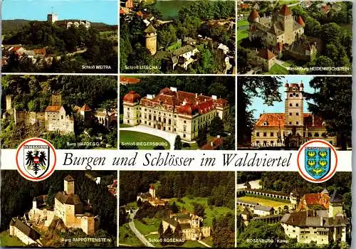 59355 - Niederösterreich - Waldviertel , Burgen und Schlösser im Waldviertel - nicht gelaufen