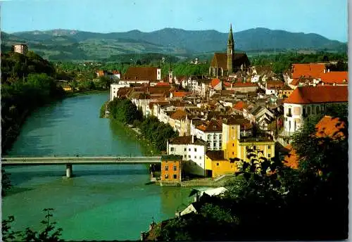 59362 - Oberösterreich - Steyr , an der Enns , Panorama - nicht gelaufen