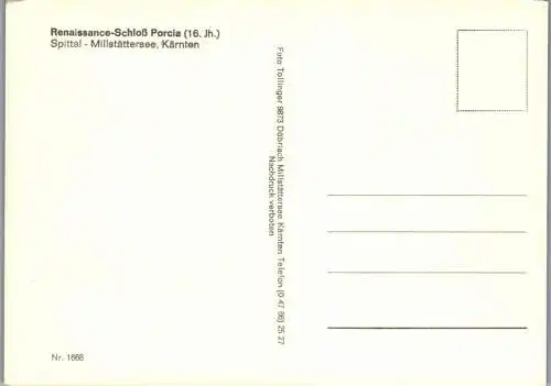 59373 - Kärnten - Spittal , Schloß Porcia - nicht gelaufen