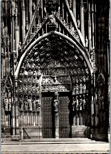 59404 - Frankreich - Strasbourg , La Cathedrale , Le Grand Portail - nicht gelaufen