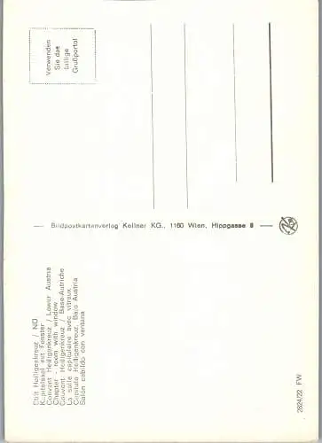 59413 - Kirchen - Heiligenkreuz , Kapitelsaal mit Fenster - nicht gelaufen