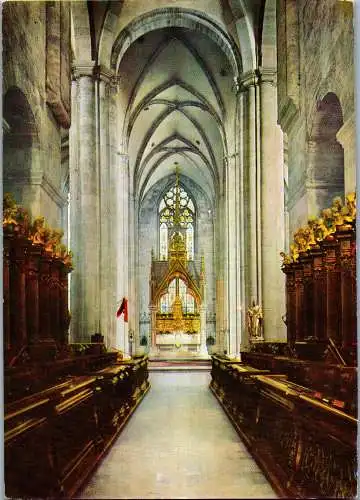 59415 - Kirchen - Heiligenkreuz , Innerses der Stiftskirche , Langhaus - nicht gelaufen