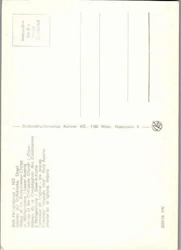 59417 - Kirchen - Heiligenkreuz , Stift , Inneres der Stiftskirche , Orgel - nicht gelaufen