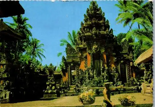 59425 - Indonesien - Bali , Temple at Peliatan - gelaufen 1975