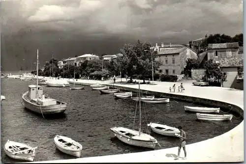 59460 - Kroatien - Malinska , Panorama - gelaufen 1964