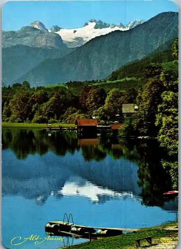 59472 - Steiermark - Alt Aussee , Altausseersee , Hoher Dachstein - gelaufen 1983