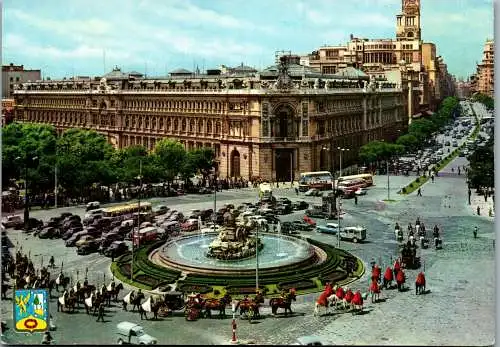 59474 - Spanien - Madrid , Cibeles y calle de Alcala - gelaufen 1961