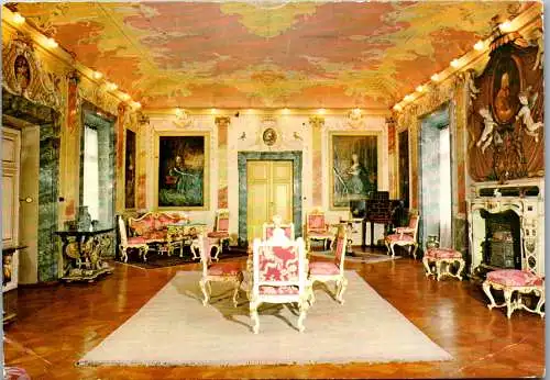 59487 - Italien - Kiens , Schloß Ehrenburg , Barocksaal , l. beschädigt - gelaufen 1991