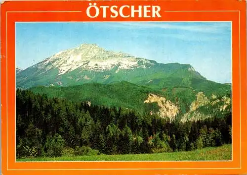 59490 - Niederösterreich - Ötscher , Ötschergraben , Panorama - gelaufen 1994