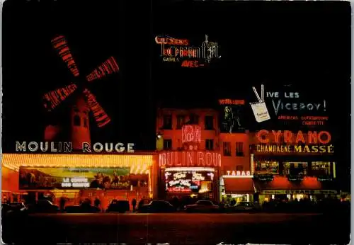 59519 - Frankreich - Paris , Le Moulin Rouge - gelaufen 1975