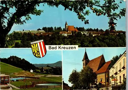 59525 - Oberösterreich - Bad Kreuzen , mit Kneippkuranstalt - gelaufen 1978