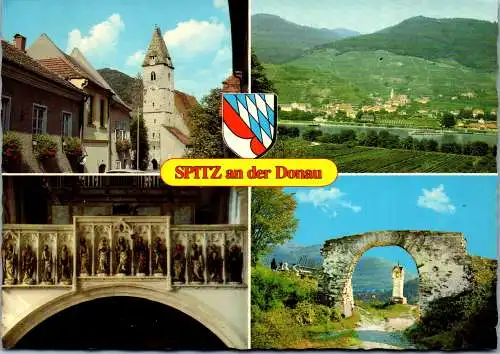 59533 - Niederösterreich - Spitz an der Donau , Mehrbildkarte - gelaufen 1984