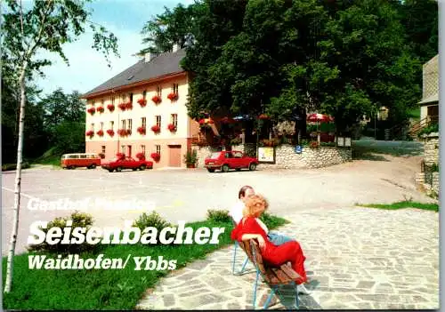 59539 - Niederösterreich - Waidhofen an der Ybbs , Gasthof Pension Seisenbacher - gelaufen 1991