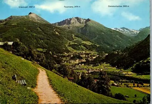 59547 - Salzburg - Bad Gastein , Höhenweg von Bad Gastein nach Bad Hofgastein - gelaufen 1976