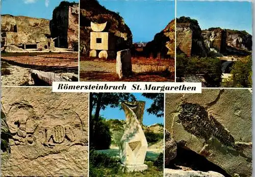 59551 - Burgenland - St. Margarethen , Römersteinbruch , Mehrbildkarte - gelaufen 1975