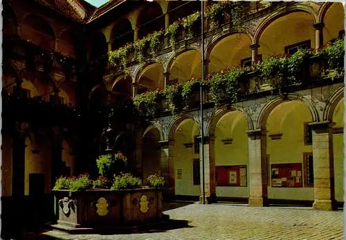 59585 - Oberösterreich - Linz , Landhaushof - gelaufen 1975